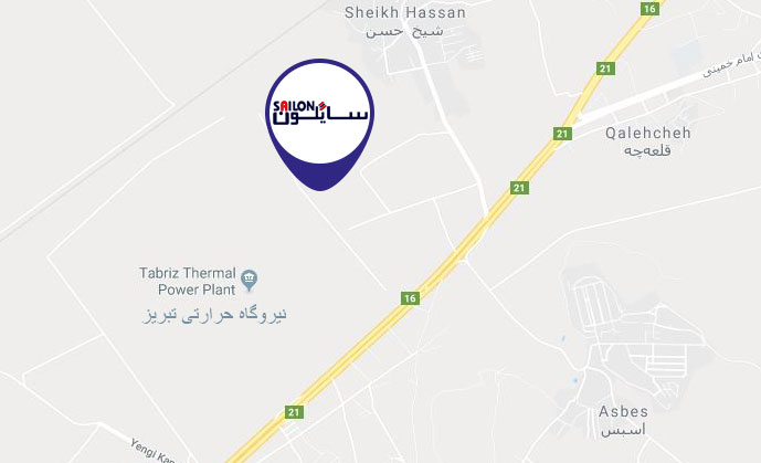 اطلاعات مکانی گروه تولیدی صنعتی سایلون